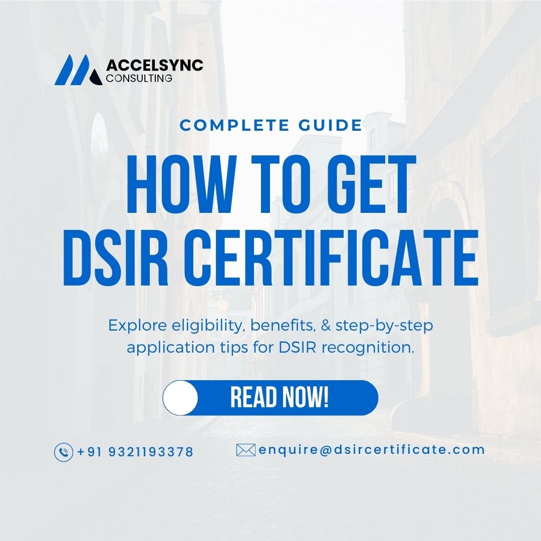 How To Get DSIR Certificate